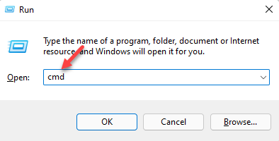 apri il prompt dei comandi elevato premendo Ctrl + Shift + Invio insieme
