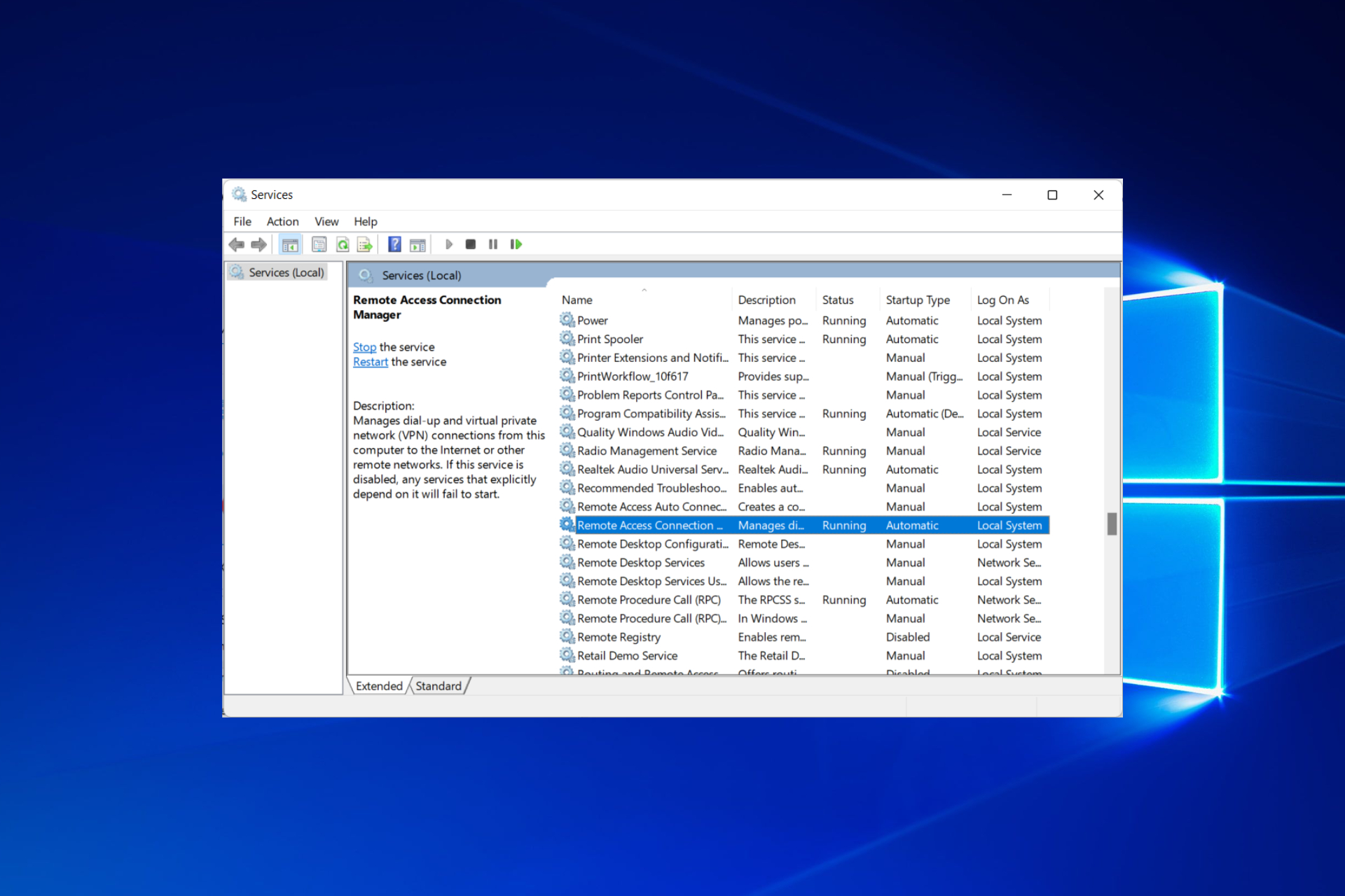 serviço remoto-w10 wifi desapareceu windows 11