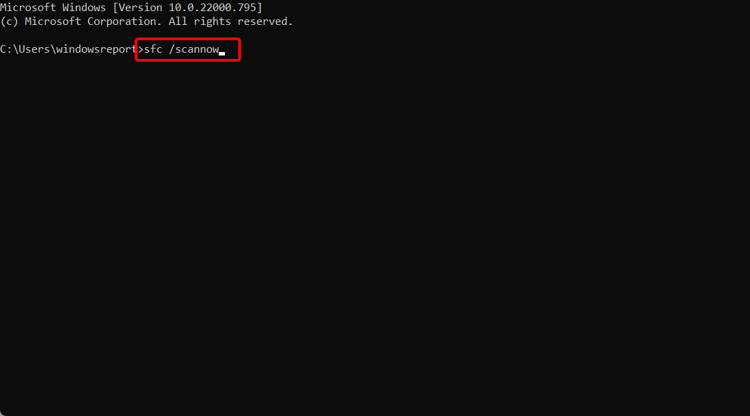 scannow 0x80070002 windows update