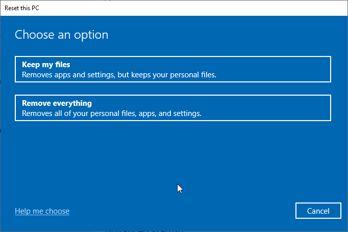 keep or remove  windows 10 safe mode not working