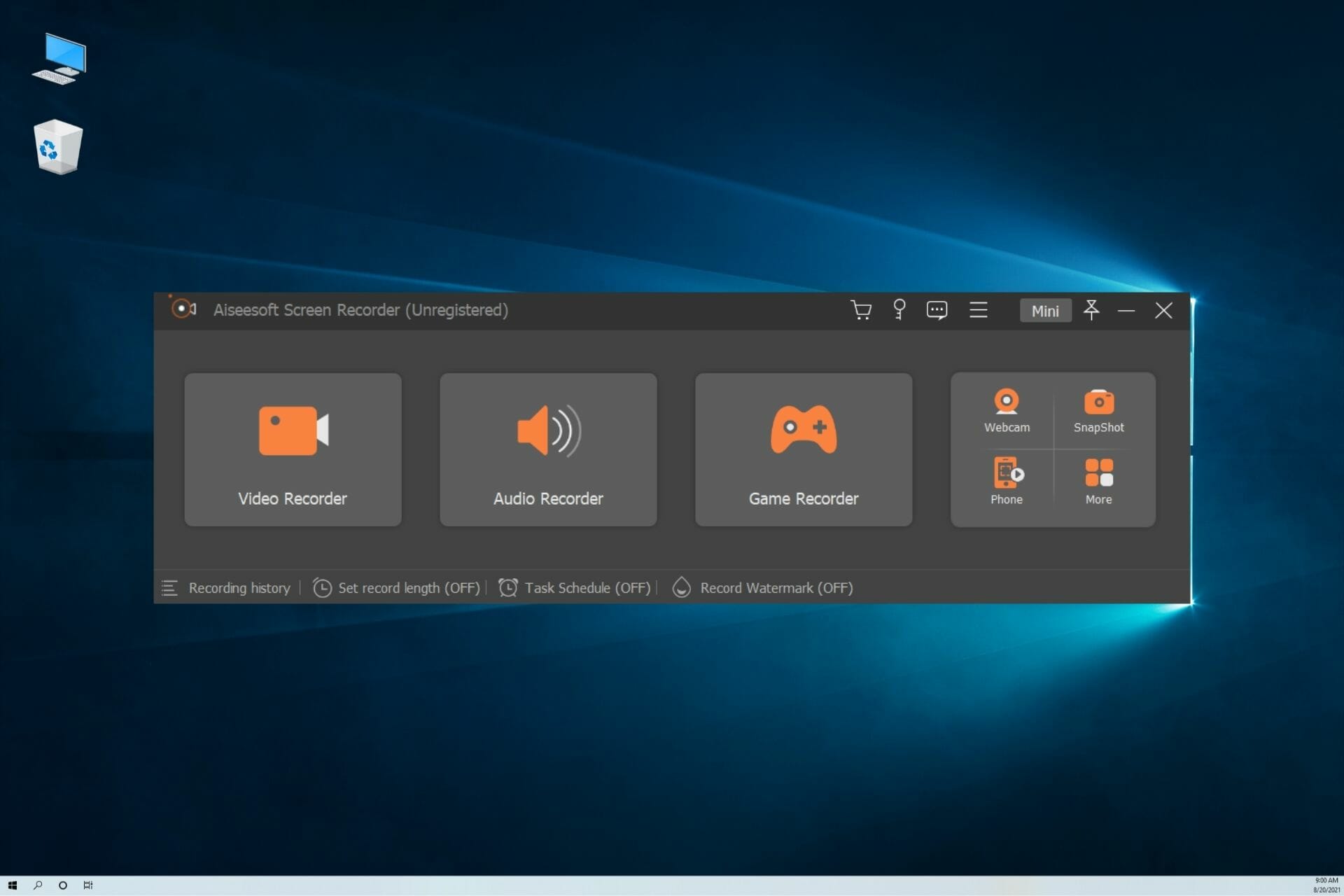 Как записать свой рабочий стол с помощью Aiseesoft Screen Recorder