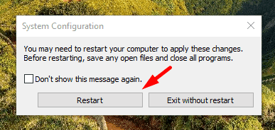 Restart