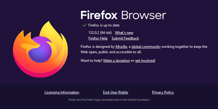 firefox buscar atualizações