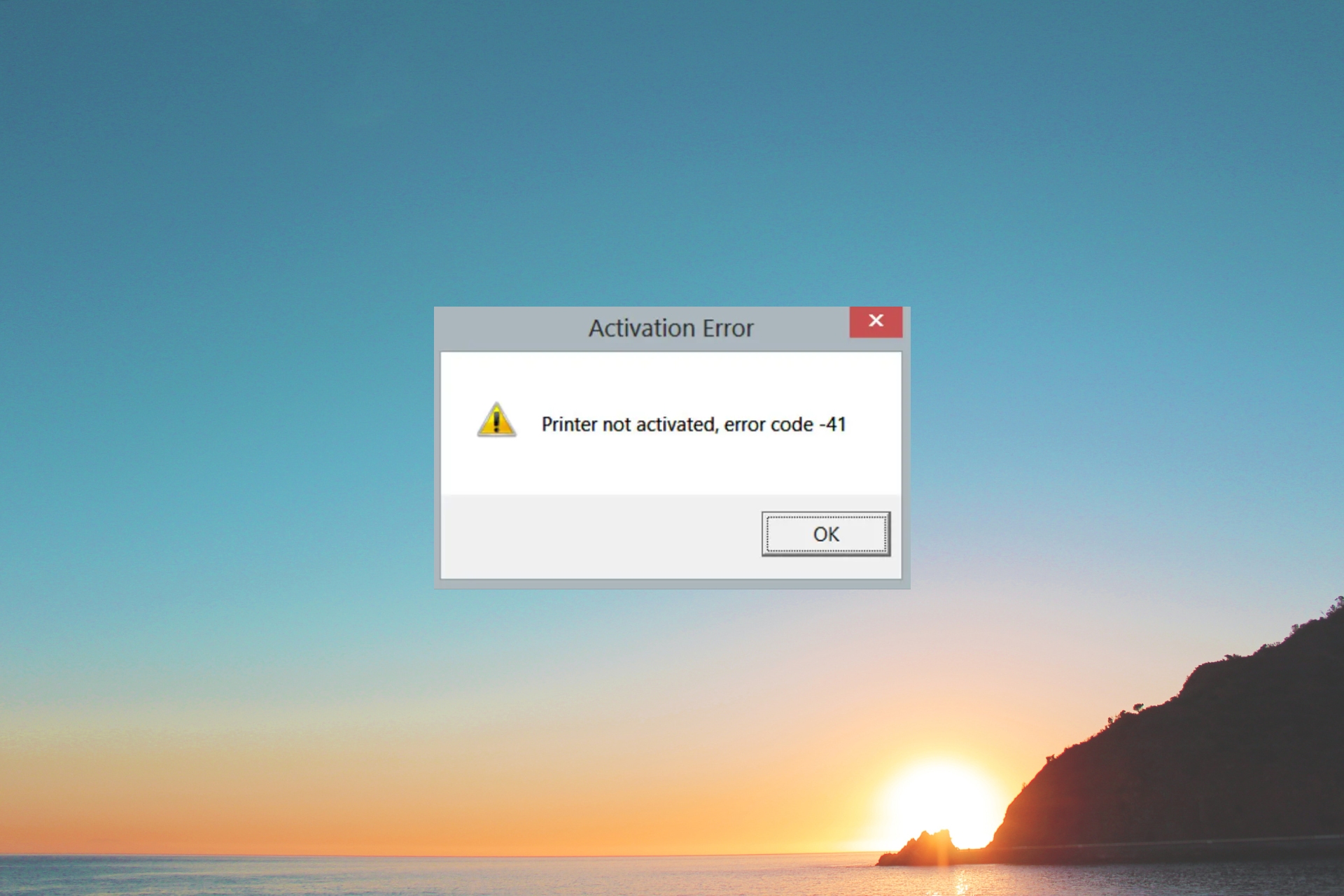solucionar impresora no activada error código 41