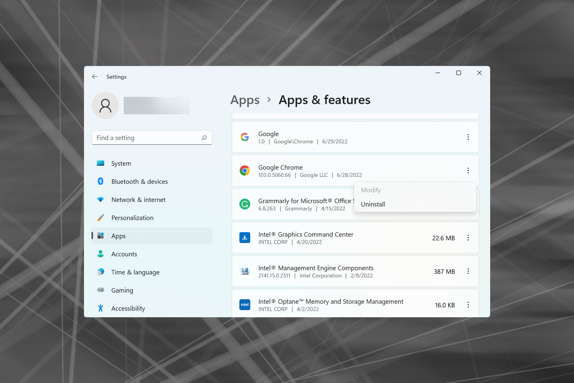 Corriger l'impossibilité de désinstaller chrome