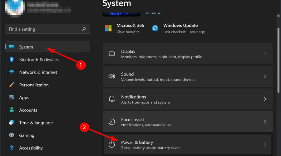 Power and battery