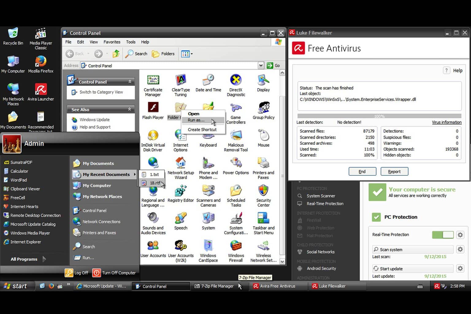 windows xp черная редакция