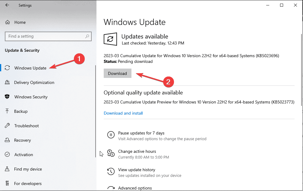 Windows Update - ERROR_CARDBUS_NOT_SUPPORTED