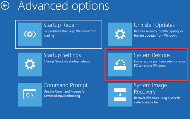 blue screen loop Windows 10