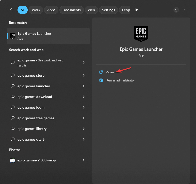 Epic games launcher Install Failed Error Code: II-E1003
