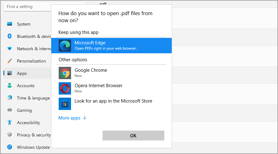 setzen von standardanwendungen windows 11 dateityp