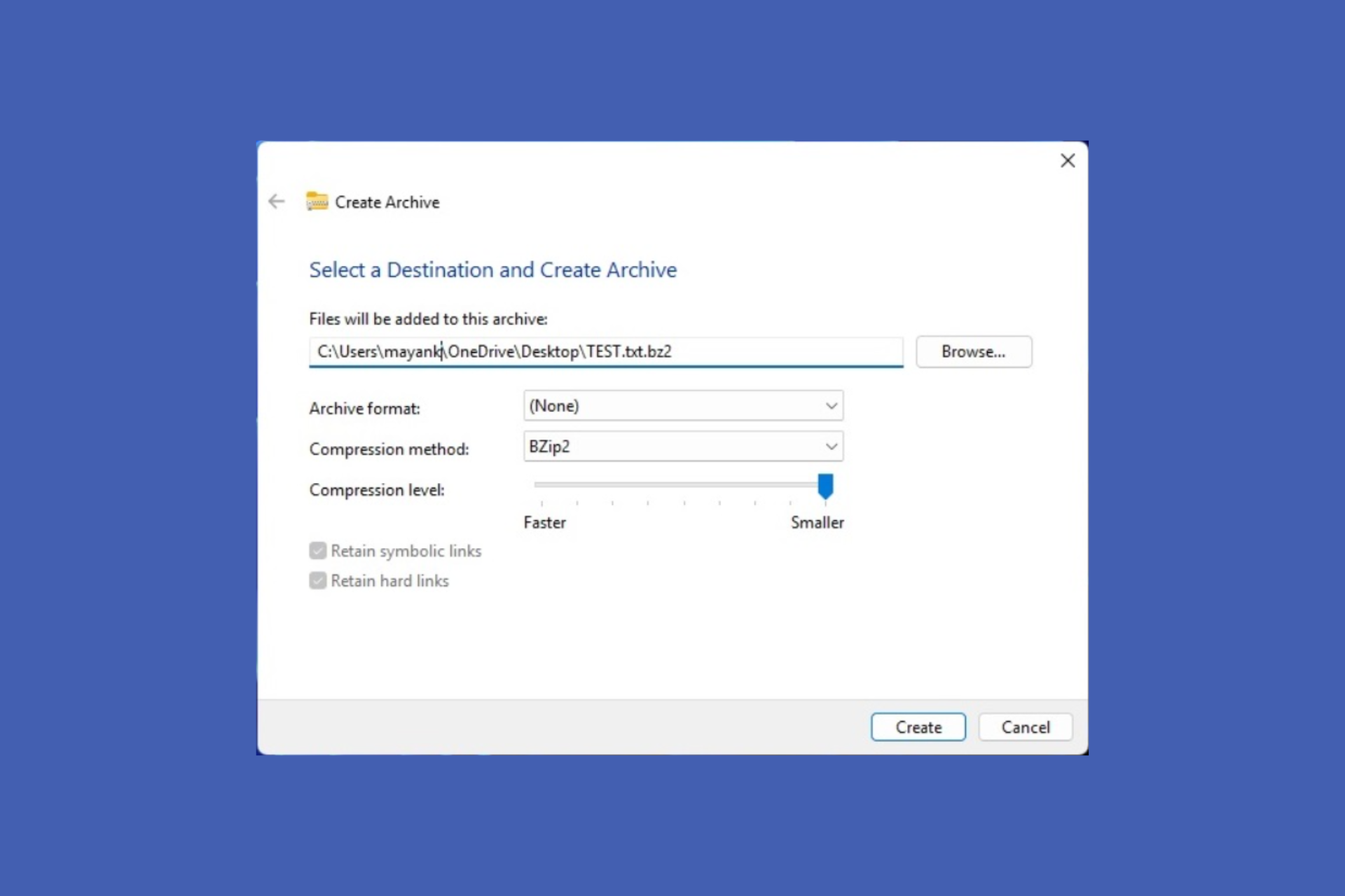 Windows 11のネイティブアーカイブ作成アプリはファイルに対して素晴らしい技を実行します