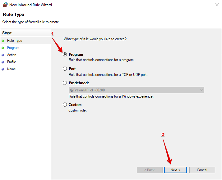 Select Program