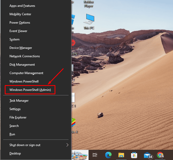Windows PowerShell (Admin)