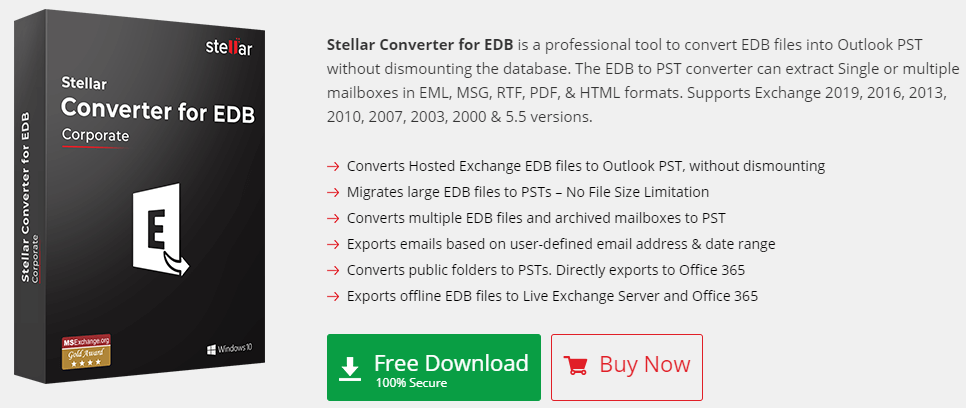 Используйте Stellar Converter for EDB