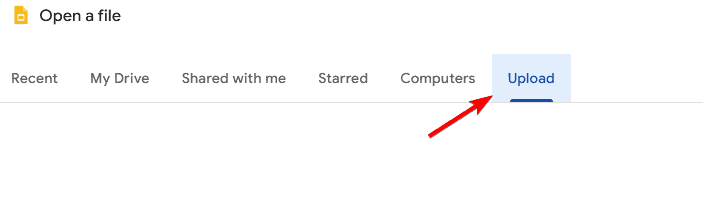 upload slides