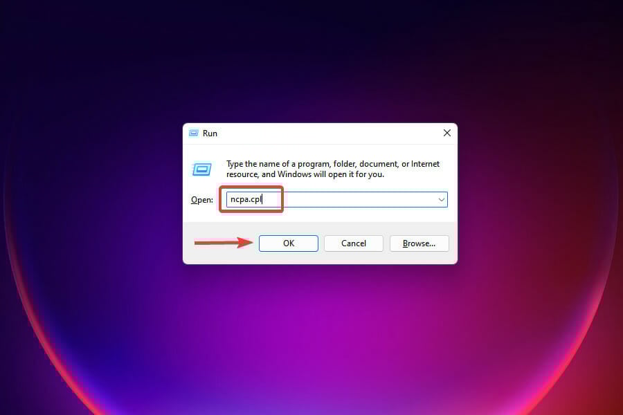 Launch Network connections