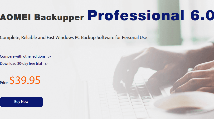 Aomei Backupper synology backup software