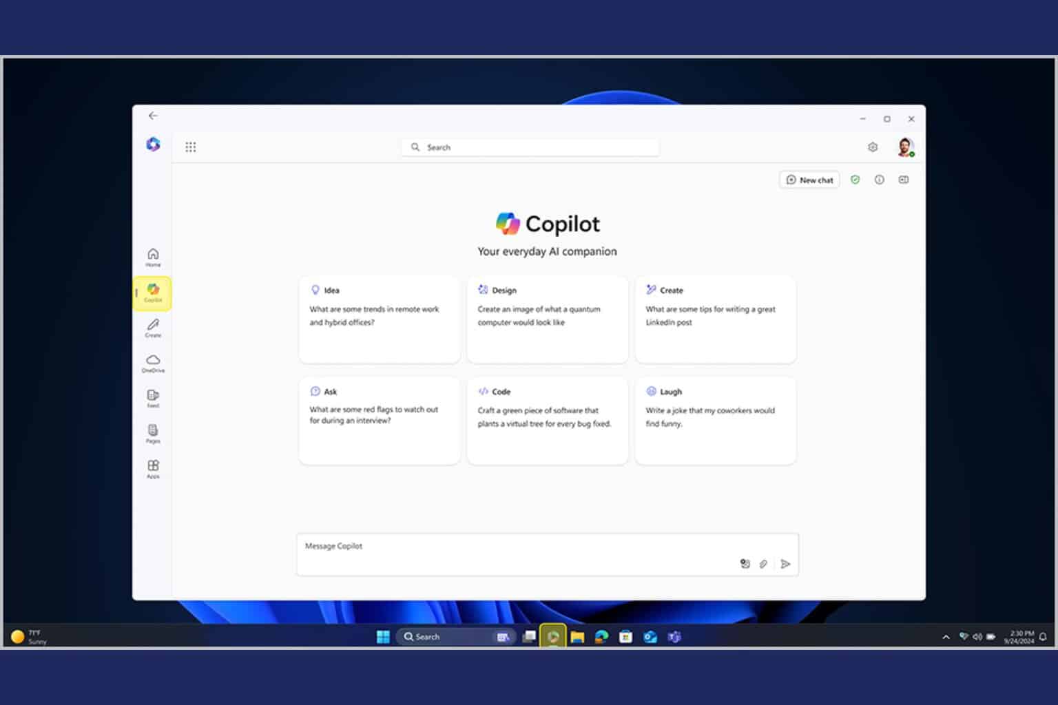 조직 내에서 Copilot 키 다시 설정