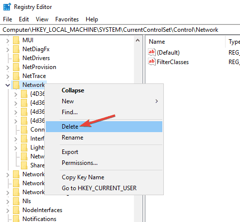 IPv4 properties not enabled