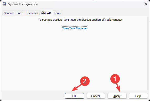 click Apply and OK - WORKER_THREAD_TEST_CONDITION