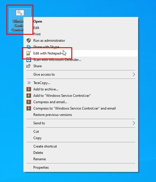 mit Notepad++ bearbeiten