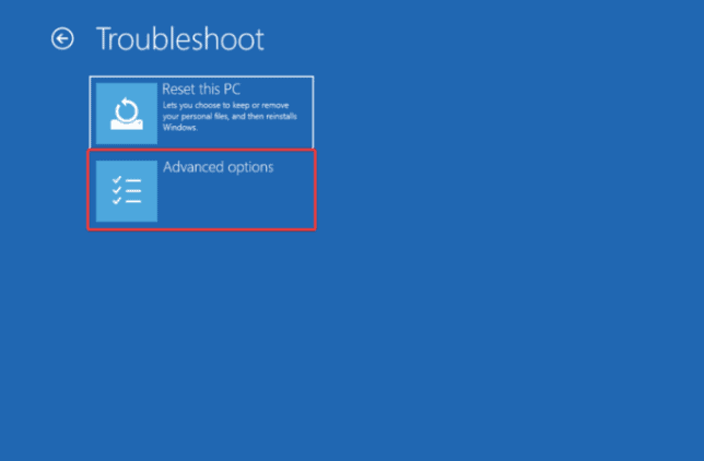Opções Avançadas - atualizar da versão de 32 bits para 64 bits do windows 10