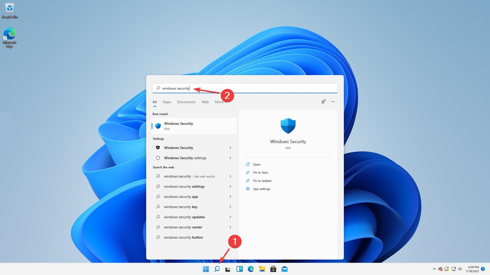 security high ram usage windows 11