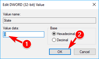 state value data Corrupted user account active directory