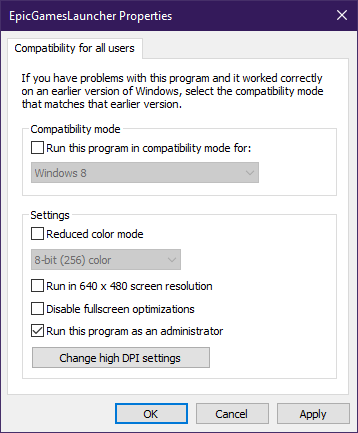 Borderlands 3 crashes run as admin