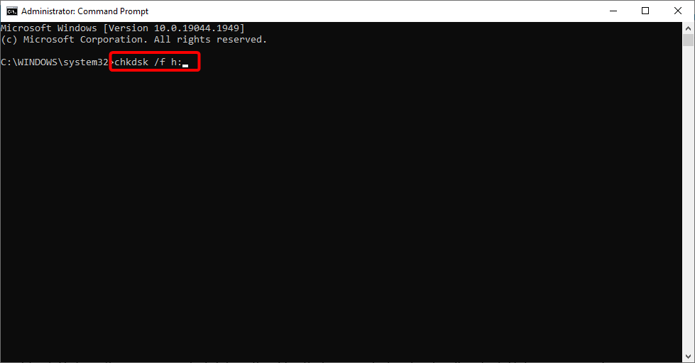 chkdsk