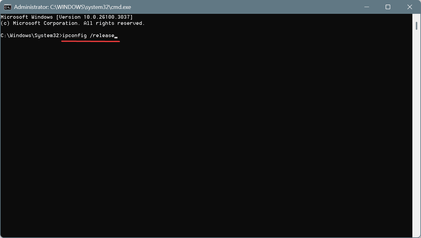 release IP to fix error dolphin-028