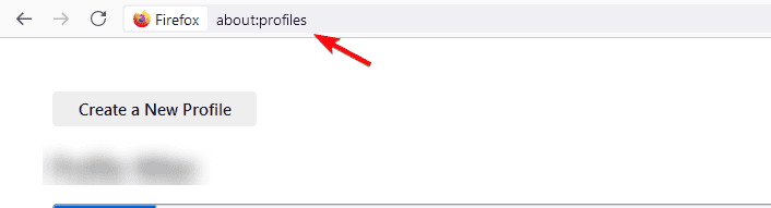 about profiles firefox address bar firefox