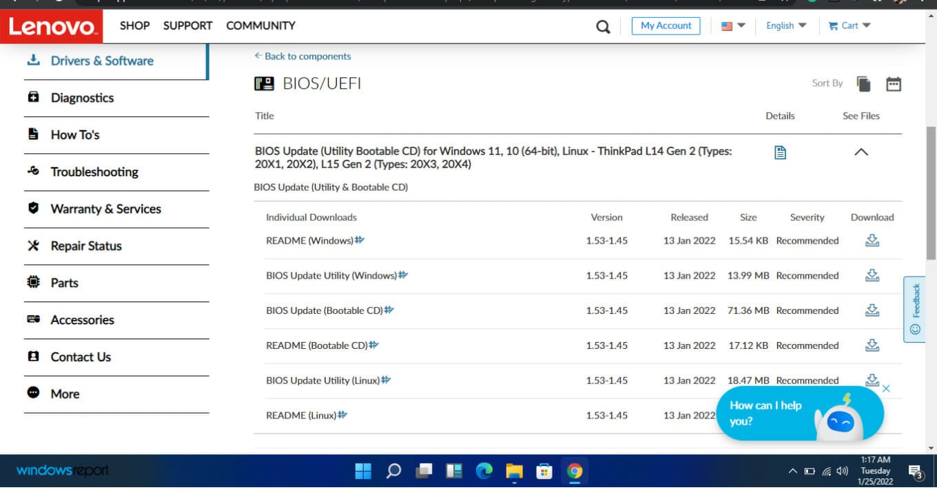Expandir BIOS/UEFI