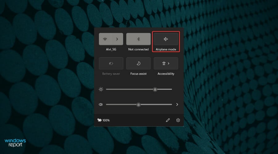 Flugmodus deaktivieren, um den Fehler "Kann nicht mit diesem Netzwerk verbinden" in Windows 11 zu beheben
