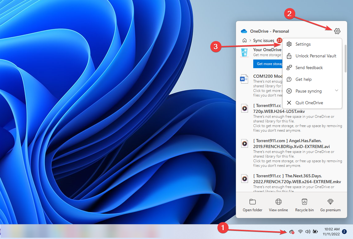 como desativar OneDrive Windows 11