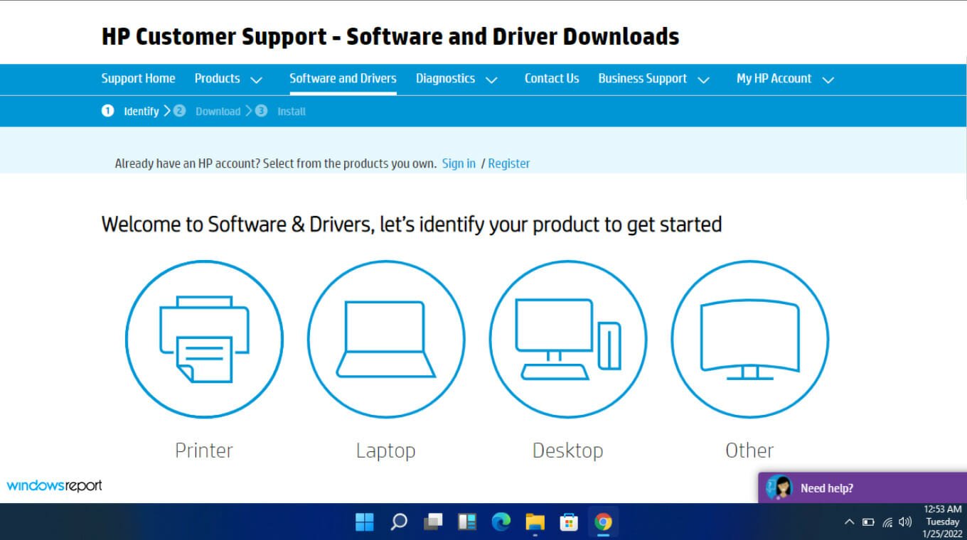 Actualización de BIOS HP Windows 11