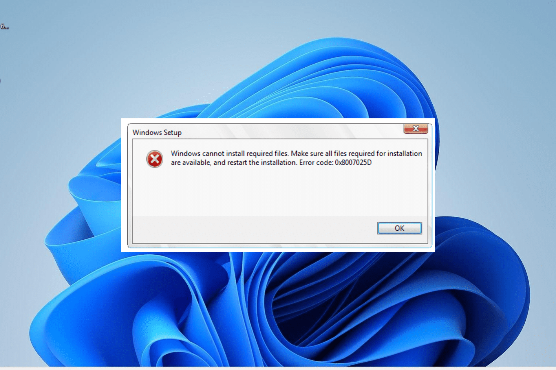 0x8007025d