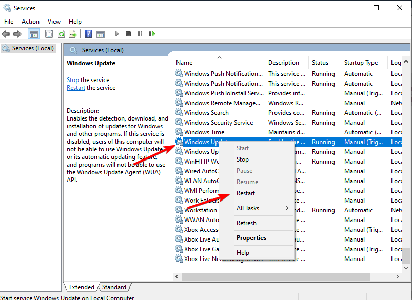 reiniciar-windows 0x80070002 windows update