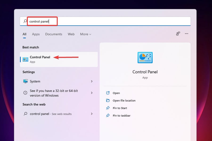 panneau de configuration windows 11 garde redémarrant