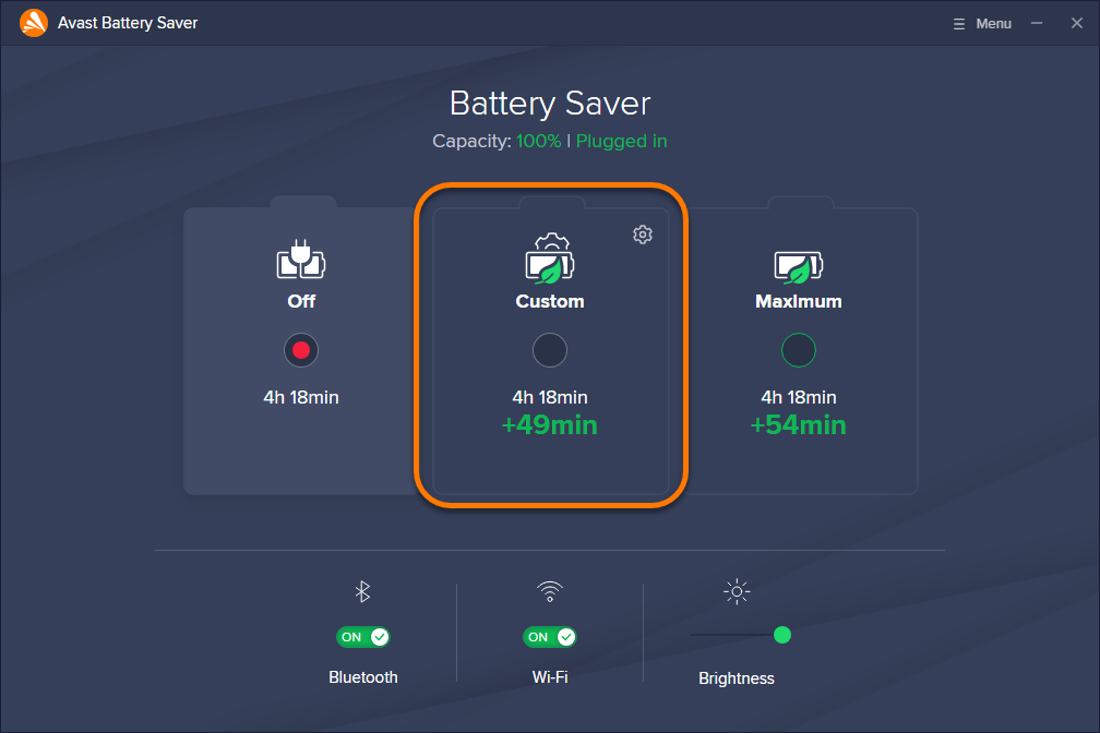 avast battery life saver mode