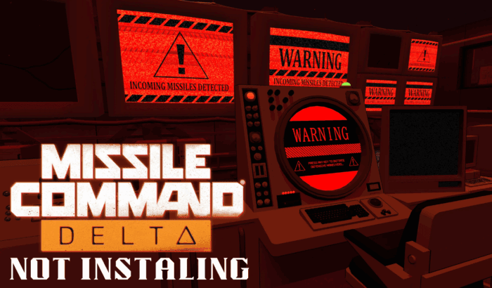missile command delta not installing