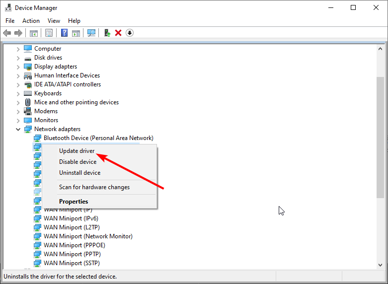 update driver  wow high latency but internet is fine