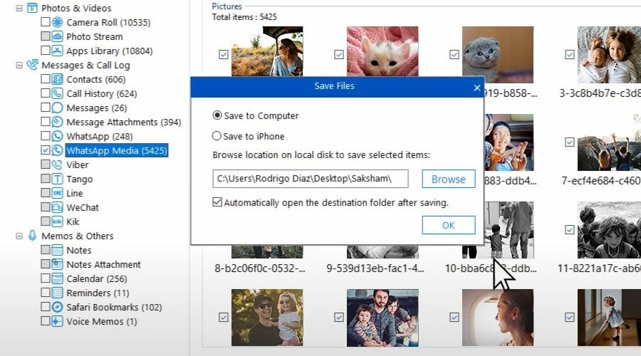 Salva dati iPhone su PC o iPhone