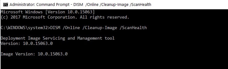 ejecutar dism arreglar registro corrupto windows 10 reparación del registro windows 10 símbolo del sistema