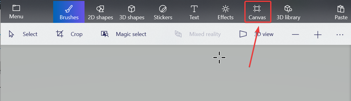 paint 3d Leinwand