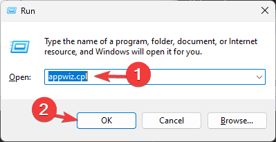 APPWIZ RUN COMMAND launcher.exe