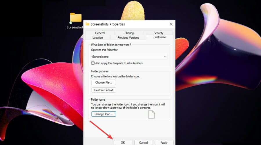save new icon windows 11