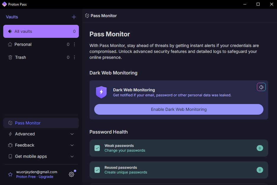 Monitor de Pass