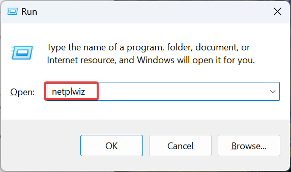 netplwiz